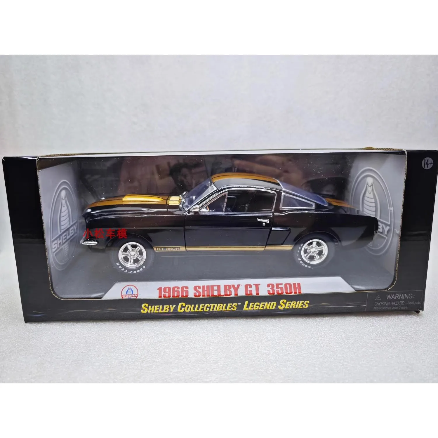 1:18 1966 Shelby GT 350H High Simulation Alloy Car Model Collectible Toy Gift Souvenir Display Ornament