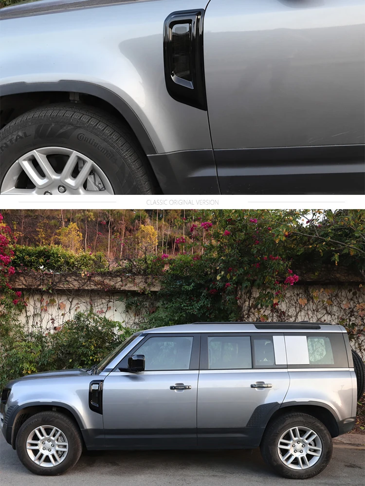 For Land Rover Defender 90 110 2020-2024 Car Leaf Board Air Intake Grille Insect Proof Grille Fender Screen Anti-Blocking Cover