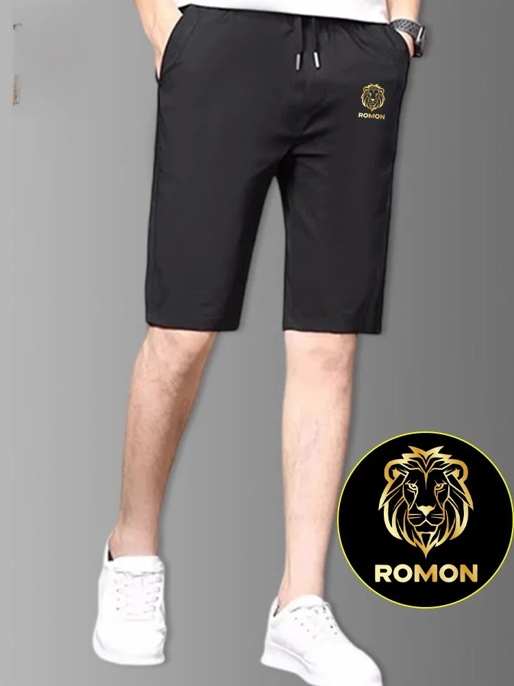 

Lnd Ice Silk Cool Feeling Мужские свободные дышащие Qui Dry для пеших прогулок Fitn Спортивные высокоэластичные орты длиной пять четвертей