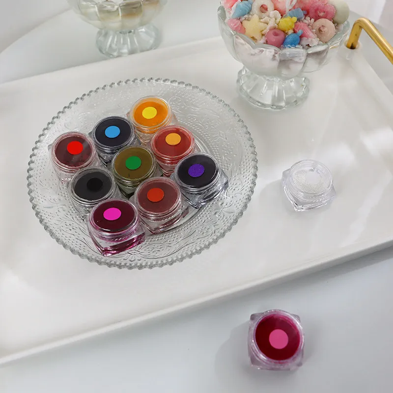 High Concentrated Solid Candle Dye - Vibrant & Easy Color DIY Candle Pigment Set, Perfect for Hanukkah Menorah 9 Colors Crafts