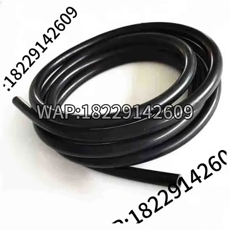 1Meter Black Silicone Rubber Tube High-Temperature Resistant Large-Bore Industrial Hose Inner Diameter 6-50mm for Use