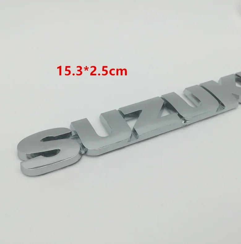 1pcs high quality SWIFT silver/black car Letter Fender Side Emblem Rear tail trunk badge sticker Decal styling auto Accessories