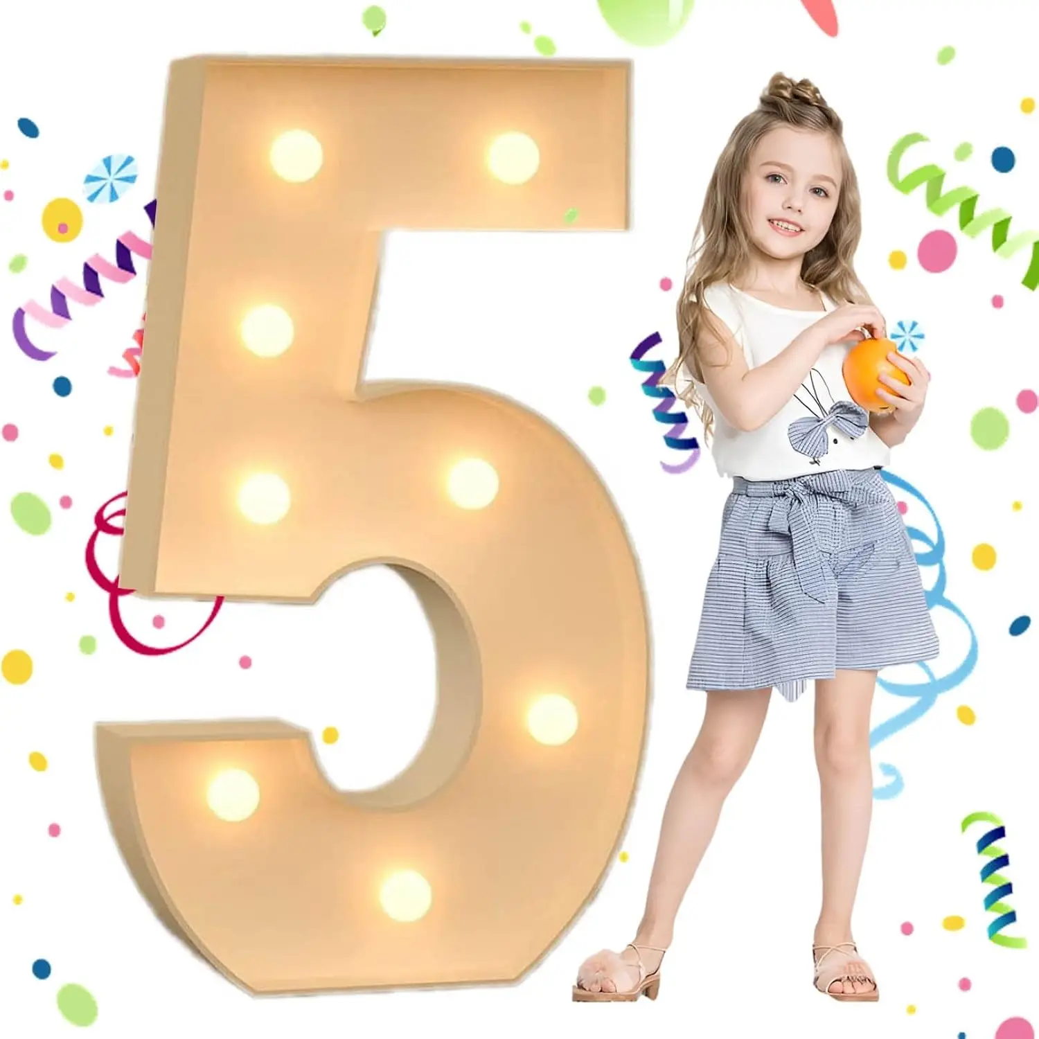 Marquee Sign Birthday Night Light Alphabet Number Decoration Anniversary