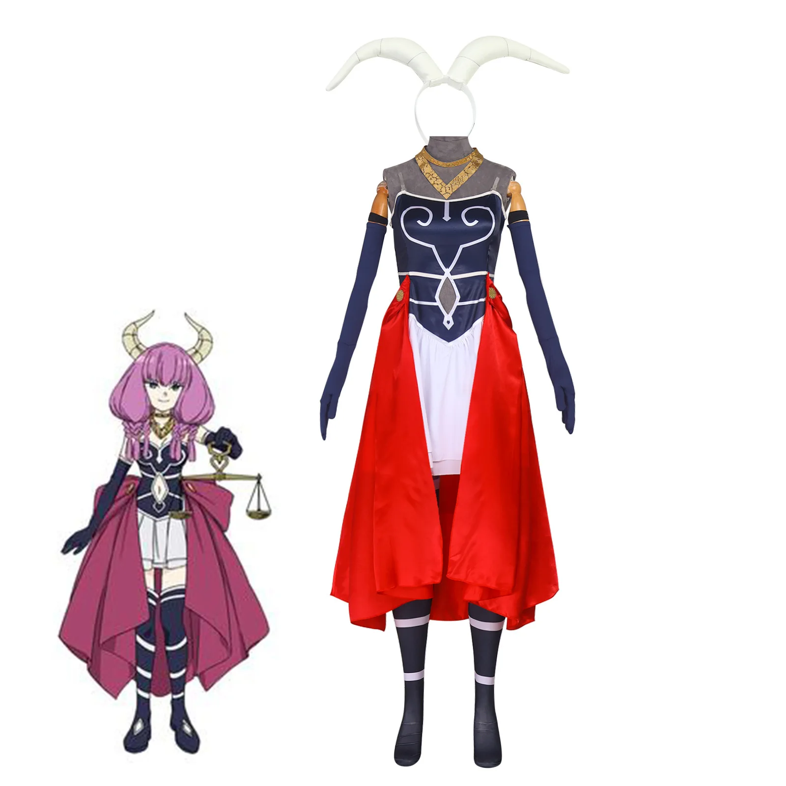 

Furirian Cosplay Costume From "The Lost Flare" - Demon Aula Anime Character Costume
