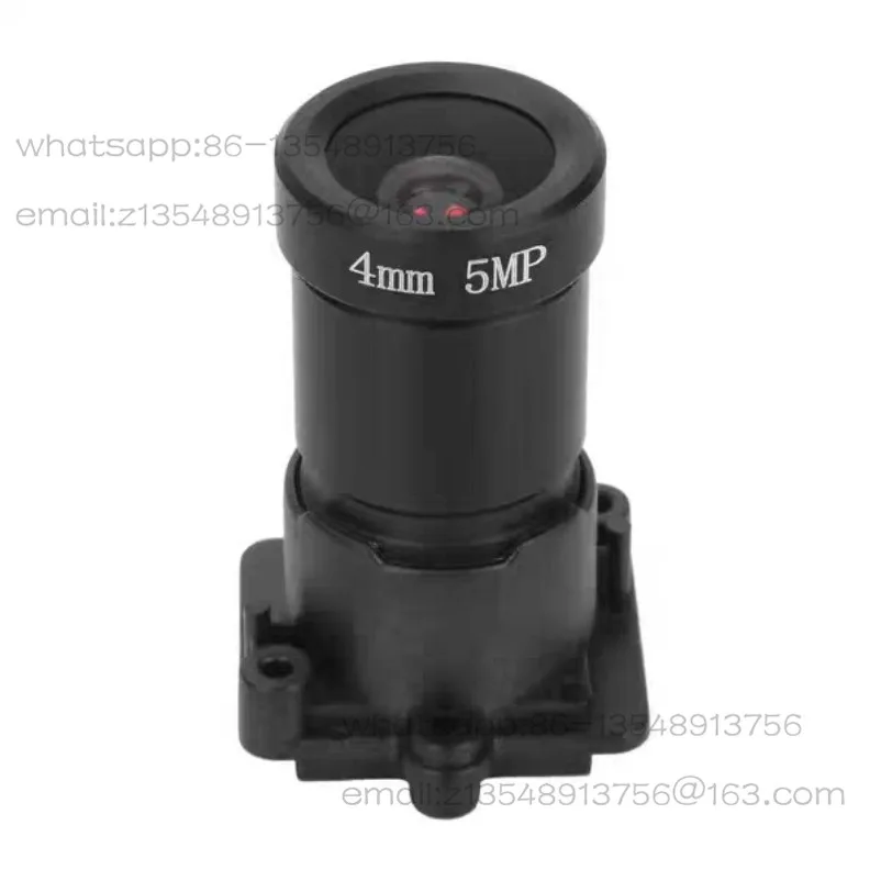 Black Light Lens F0.9 5MP 4MM 8MM Night Vision Full Color, Interface M16 with High Definition Network Monitoring Accessories