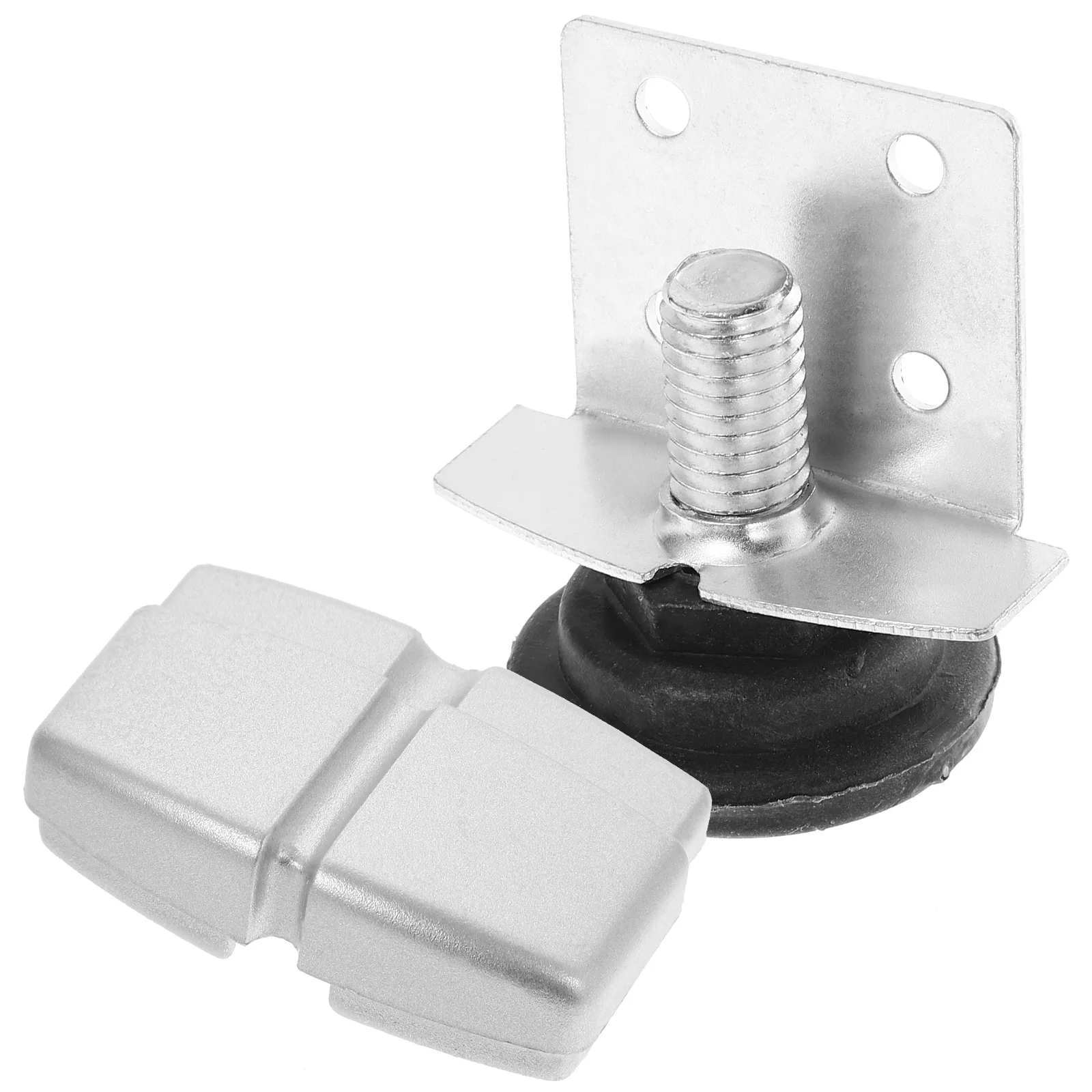 

Office Desk Screen Foot Mat Accessories Cover Aluminum Alloy Screens Base Fixed Pad