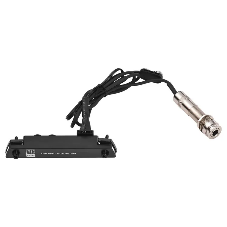 

2025 Acoustic Pickup Portable Guitar Pickup Dual Coil Magnetic Induction And Microphone