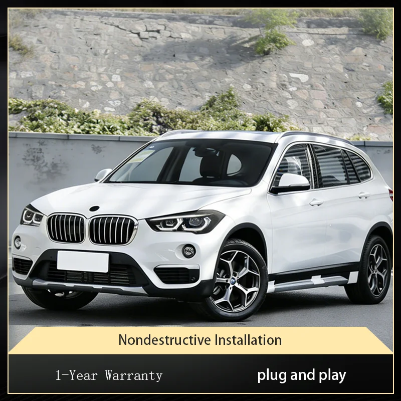 Car Styling For BMW X1 F48 F49 2016-2019 Front Lamp DRL Headlight Turn Signal Highlight LED Bulbs Projector Lens Auto ToolCar St