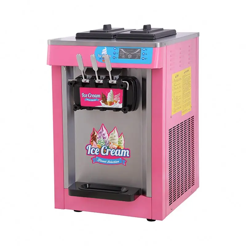 Non-Contact Ice Cream Machine 3D Mold Compression Homogenizer Table Fried Sweet Mochi Soft Servve Robotic Arm Cone Baking