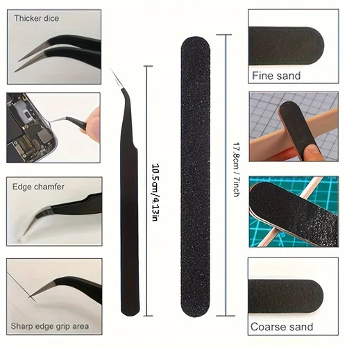 Imagen 2 del producto Kit de herramientas de impresión 3D de 32 piezas - Juego completo para desbarbado, limpieza, acabado y impresión - Ac multifuncional sin carga