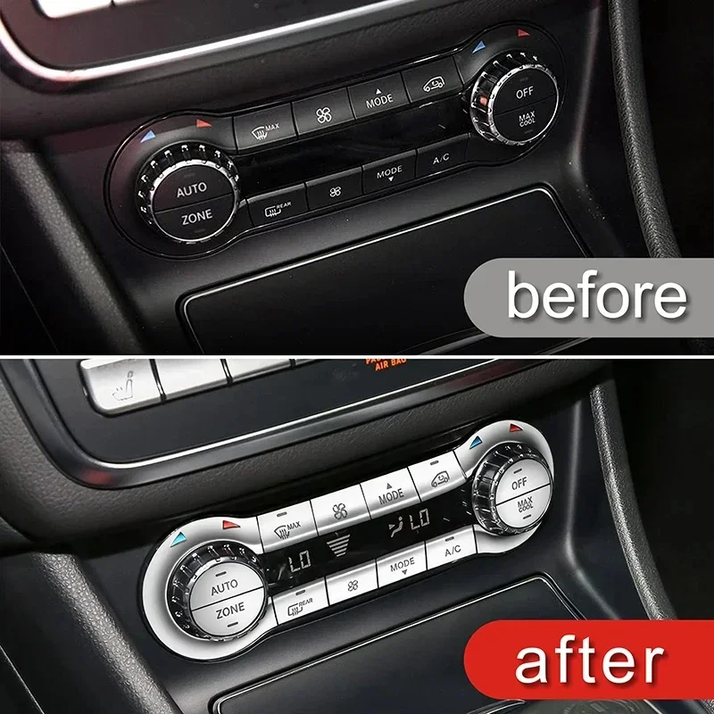 

Автомобильная кнопка центрального управления кондиционером, декоративная крышка для Mercedes Benz CLA C117 GLA X156 a Class W176 2013-2018