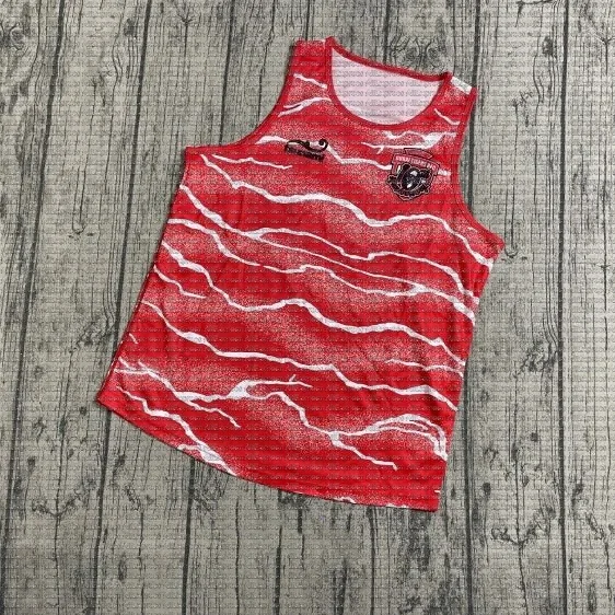 2025 الصيف كرة القدم للرجال HK تسونامي مذكرة الإمارات العربية المتحدة دبي النمر RFC الرياضة قميص بدون أكمام التجفيف السريع ثلاثية الأبعاد طباعة سترة رياضية غير رسمية #1