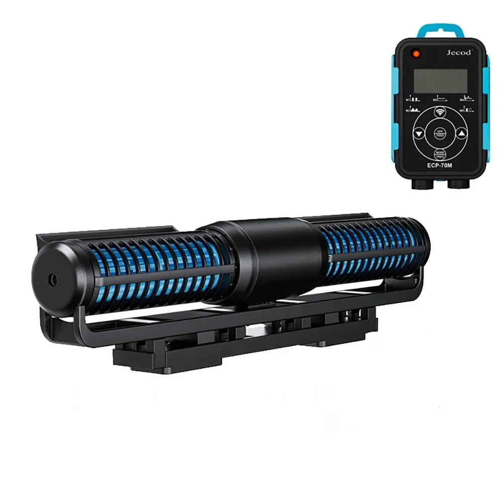 For Jebao 2023 New Cross-flow Pump Remote WiFi Control Fish Tank Aquarium Water Pump ECP External LCD Controller Reef