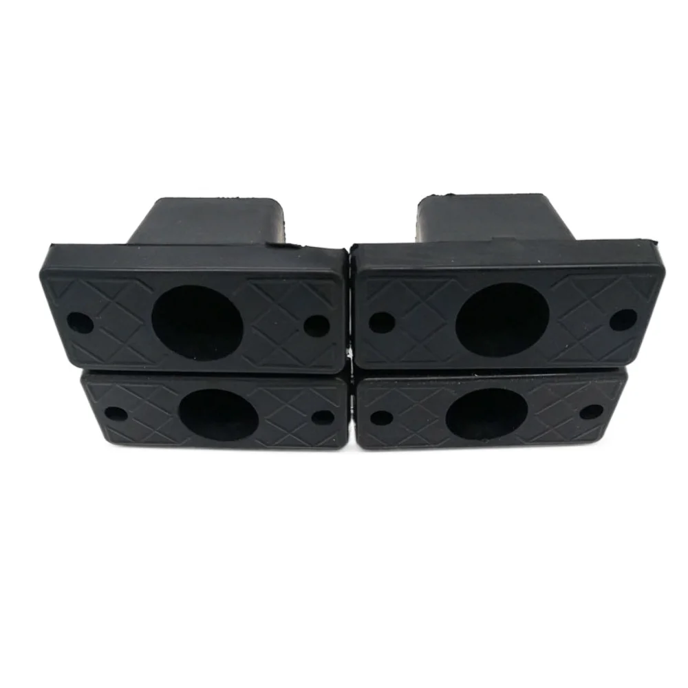 4Pcs Absorbing Vibration Damping Pad Cushion Foot Pad Anti-Vibration Isolator Pads Outside Unit Durable Rubber Mount Shock Roofs