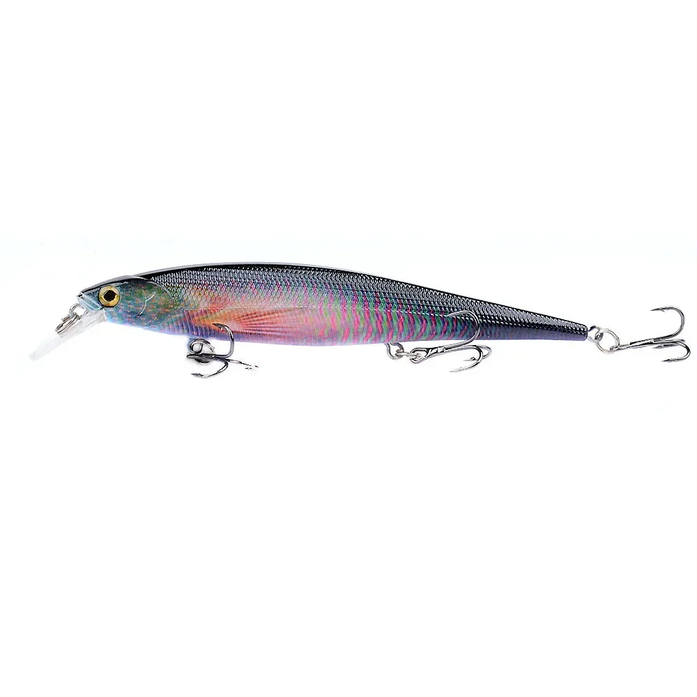 Luya Bait Painting Series Floating Mino 14cm/15g Long Cast Ring Bead Bait Hard Bait Fishing Outdoors