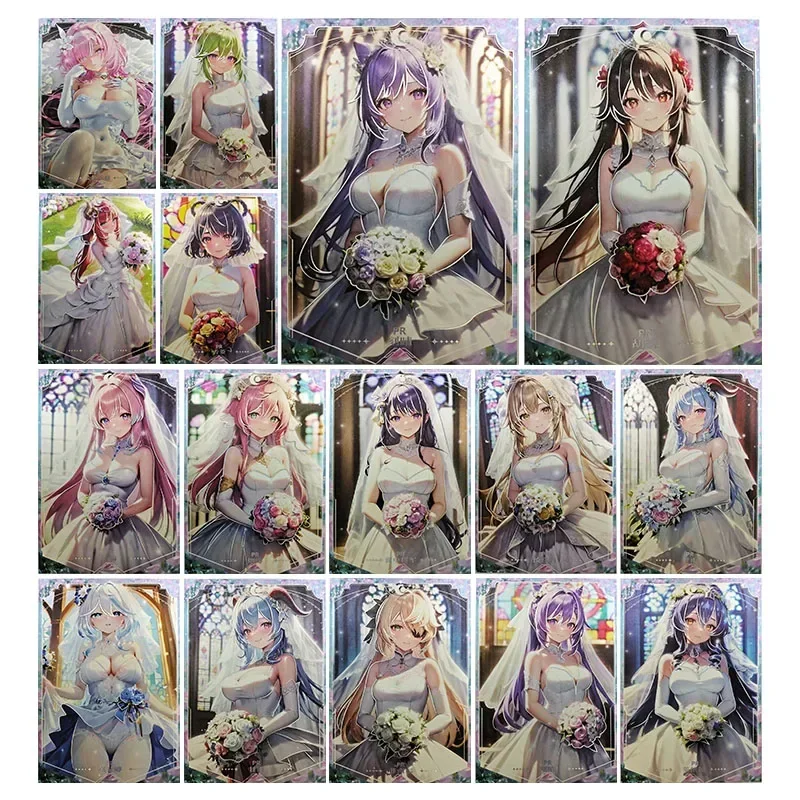 Anime Goddess Story Rare PR Collectible Card Elysia Nilou Clorinde Yae Miko Hu Tao Keqing Kokomi Toys for boys Birthday Present