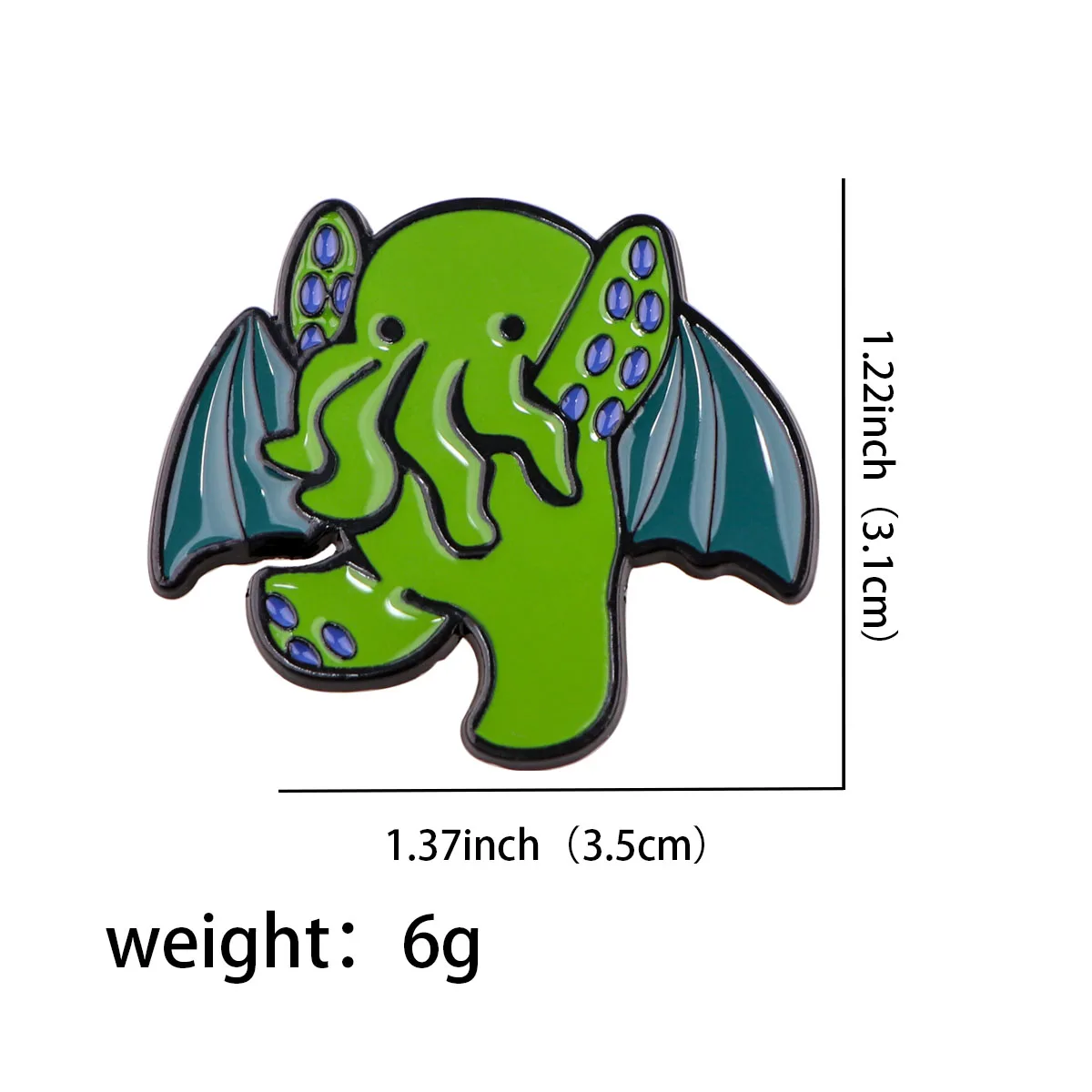 Cthulhu Monster Lapel Pins for Backpacks Cute Jewelry Badges on Backpack Enamel Pin Brooches Gift Briefcase