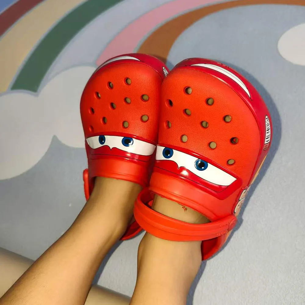 Cartoon-Hausschuhe Wasserdichte EVA Outdoor-Sandalen Atmungsaktives Lochdesign Erwachsene Freizeit-Strandschuhe Geschenk für Männer Frauen 2026 Neu – Detail 2