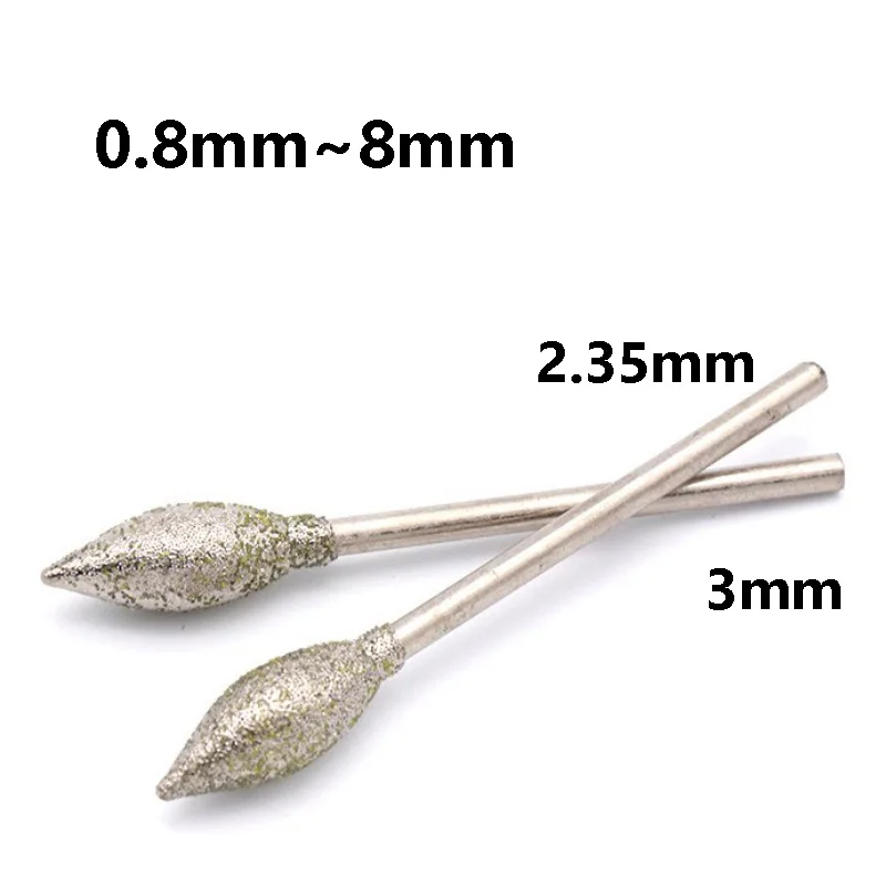 

0,8 1 мм 1,2 мм 1,5 мм 1,8 мм 2 мм 2,5 мм 3 мм 4 мм 5 мм 6 мм 8 мм Алмазные заусенцы Шлифовальные насадки для металла, камня, нефрита, гравировки, инструменты для резьбы
