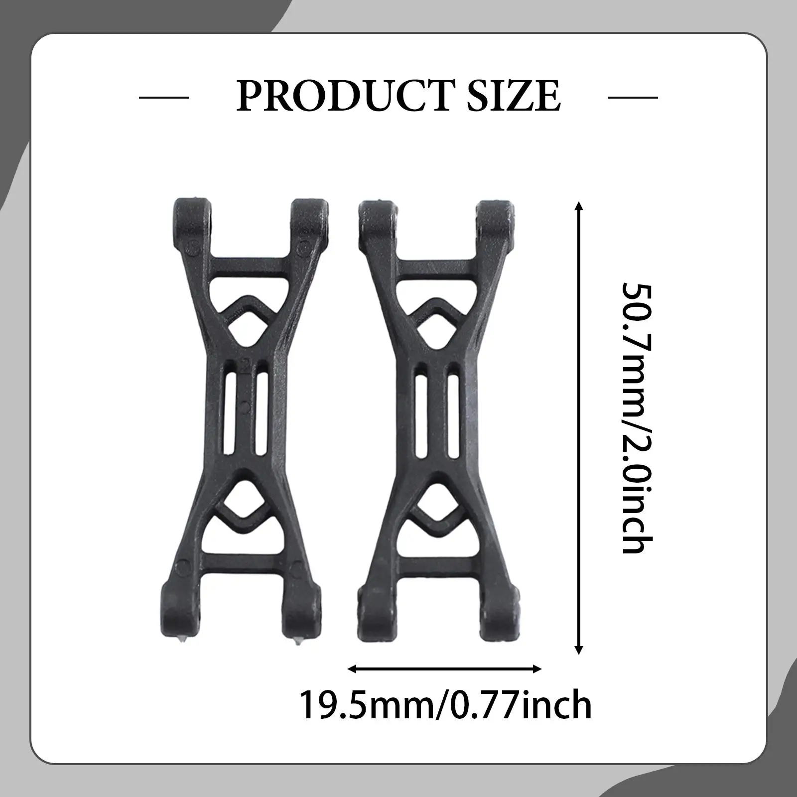 1:18 RC سيارة الخلفي العلوي أذرع التعليق قوي المهنية عالية الأداء سهلة التركيب قطع الغيار ل 18101Pro 18103Pro #6