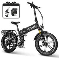 Vitilan I7 Pro 3.0 electric bicycle 1200W motor 48V 20Ah battery 20*4 inch Fat Tire endurance up to 120km hydraulic disc brake