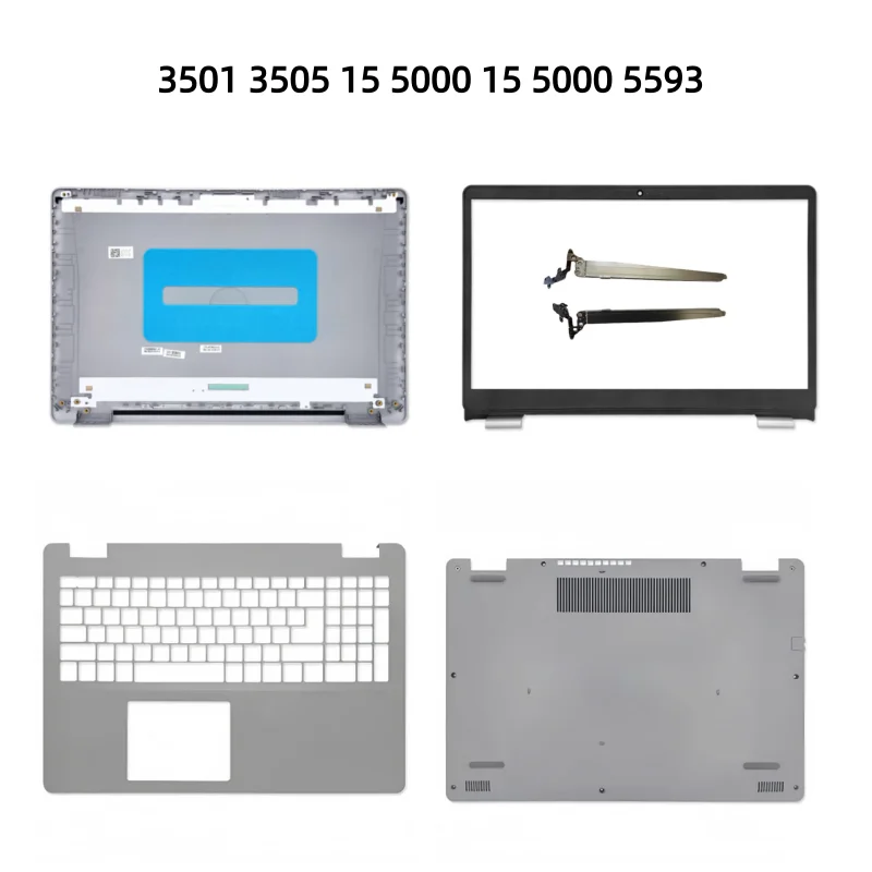 

New Laptop LCD Back Bezel Front Frame Top Palmrest Upper Bottom Cover For DELL Inspiron 3501 3505 15 5000 15 5000 5593 Shell