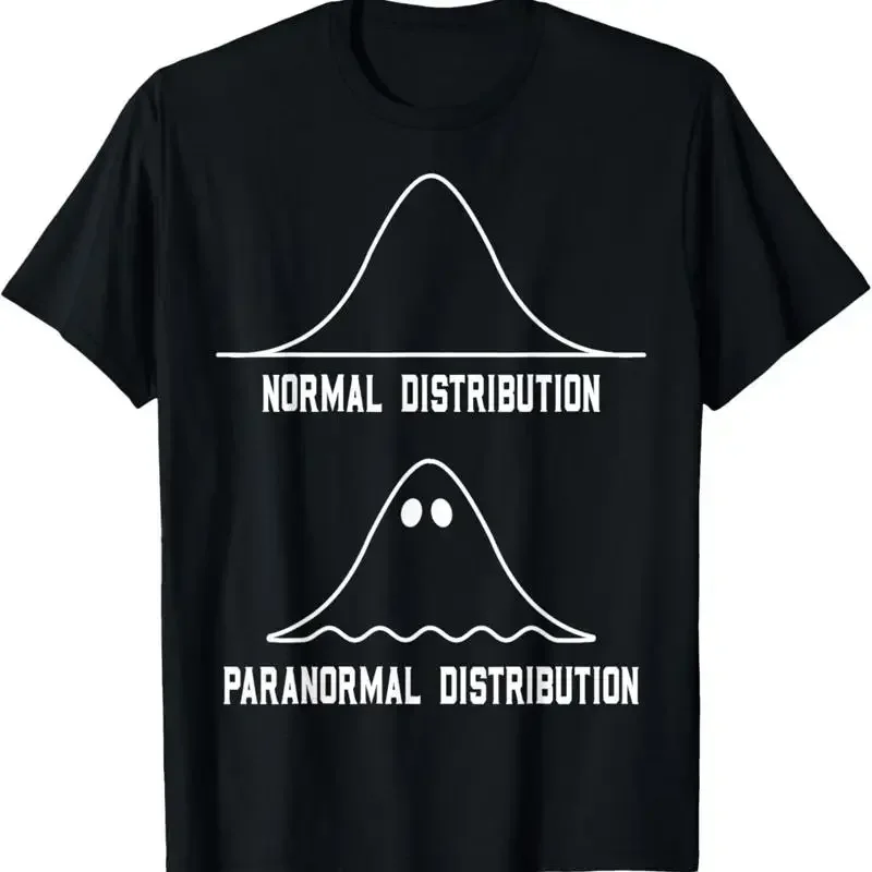 Math Statistics Normal Paranormal Distribution Teacher T Shirt