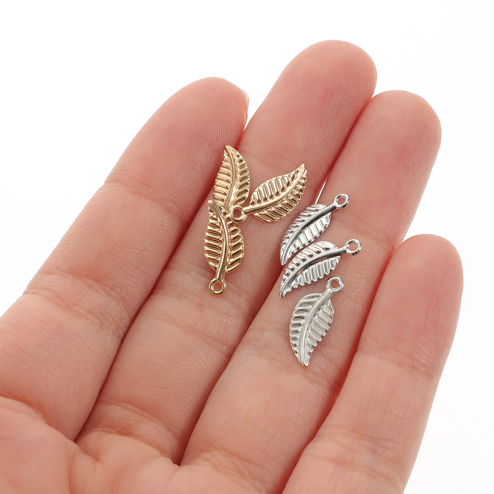 

200 Pcs for Colorful Women Number Leaf Charm Pendant Cute Embellishments Pendants Charms