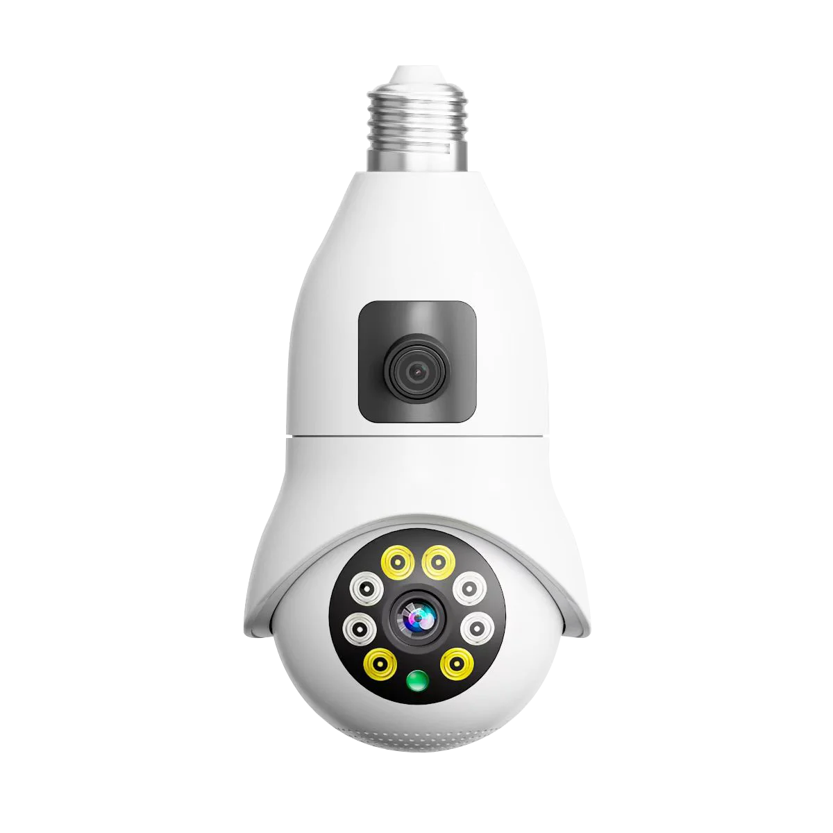 4MP 390Eyes APP Dual Lens E27 Lamp Head Holder Wireless PTZ IP Dome Camera AI Humanoid Detection Home Security CCTV Baby Monitor