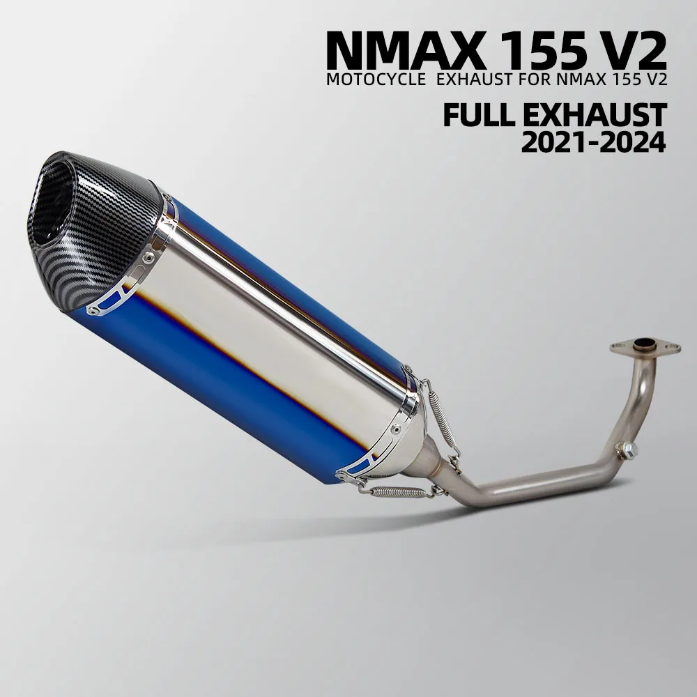 

Motobike Exhaust System For Yamaha NMAX 125/155 2021-2024 Tricity 125/155 2023-2025 Moto Escape header pipe scooter muffler kit