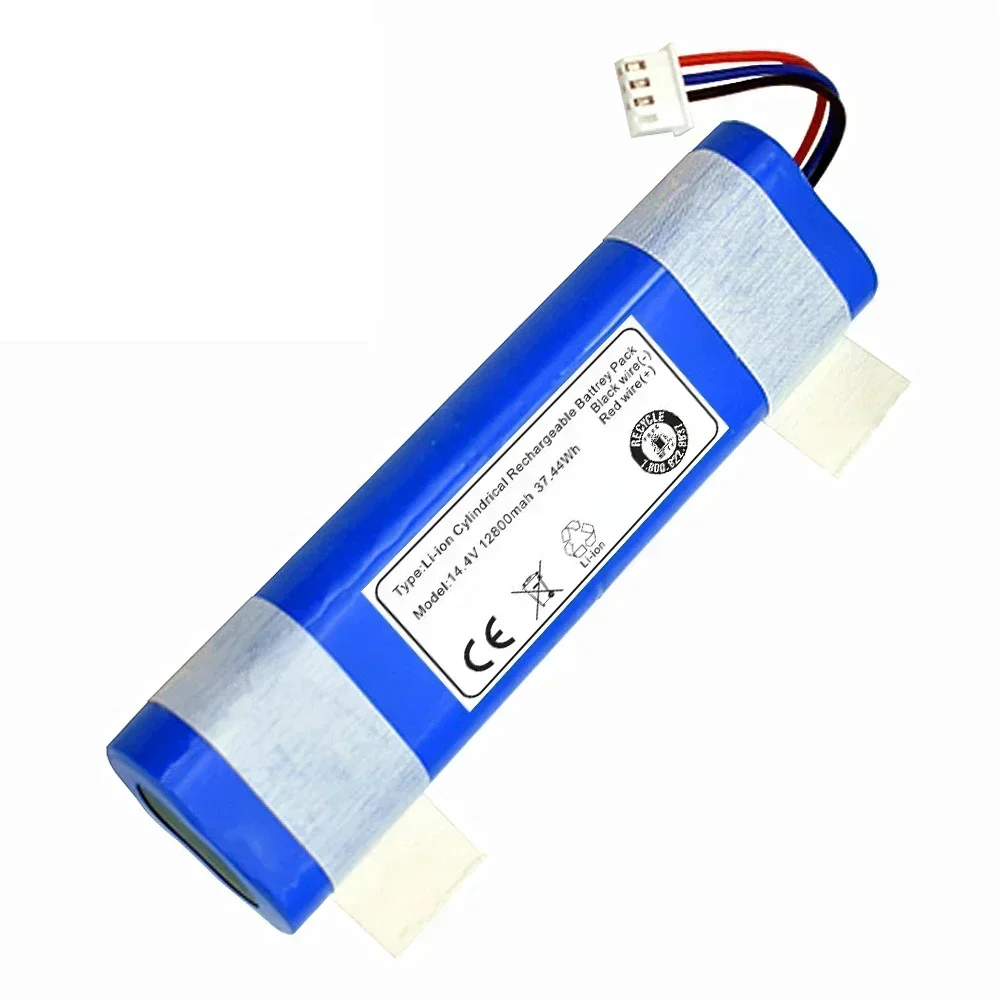 New 14.4V 12800mAh Robot Vacuum Cleaner Battery Pack for Ecovacs Deebot Ozmo 900, 901, 905, 930, 937
