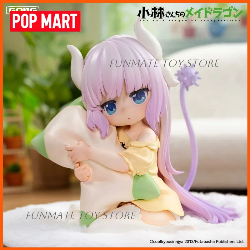 

POP MART GONG Anime Figure Miss Kobayashi Dragon Maid Tohru Kanna Kamui Premium Pvc Figure Home Desk Display Figure Model