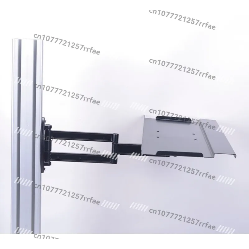 Bracket anti-vibration slip universal rotary engineering telescopic mechanical keyboard equipment hanger