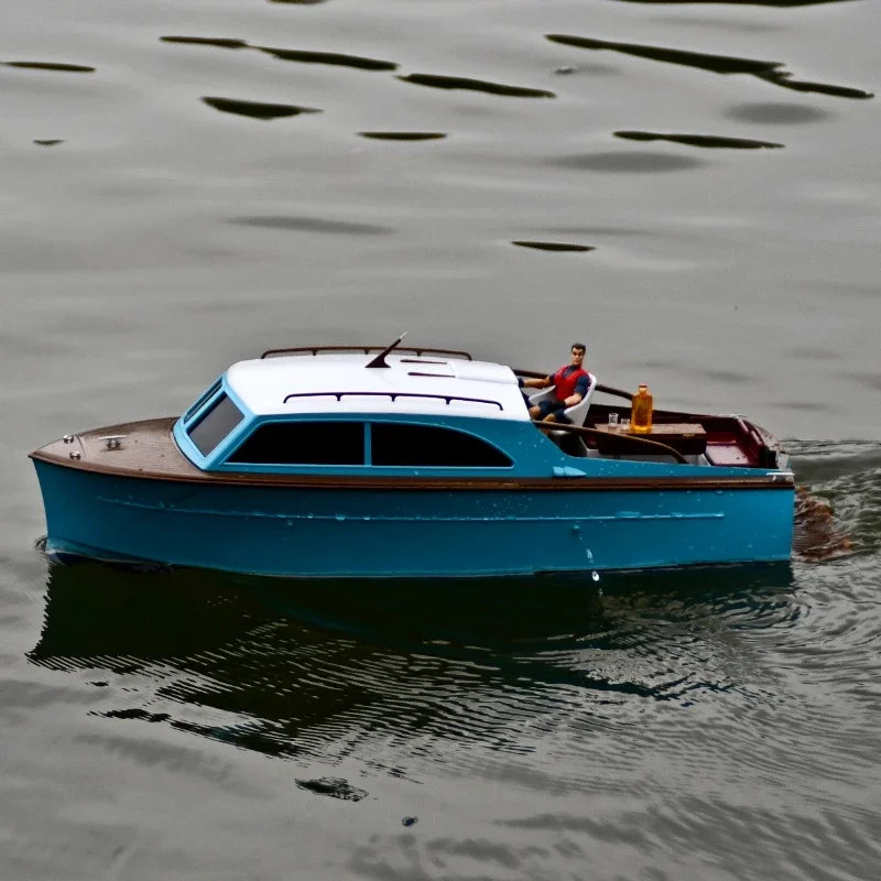 Modèle de bateau de Yacht RC Vintage, échelle 1/18, 23 pieds, modèle fini de haute qualité