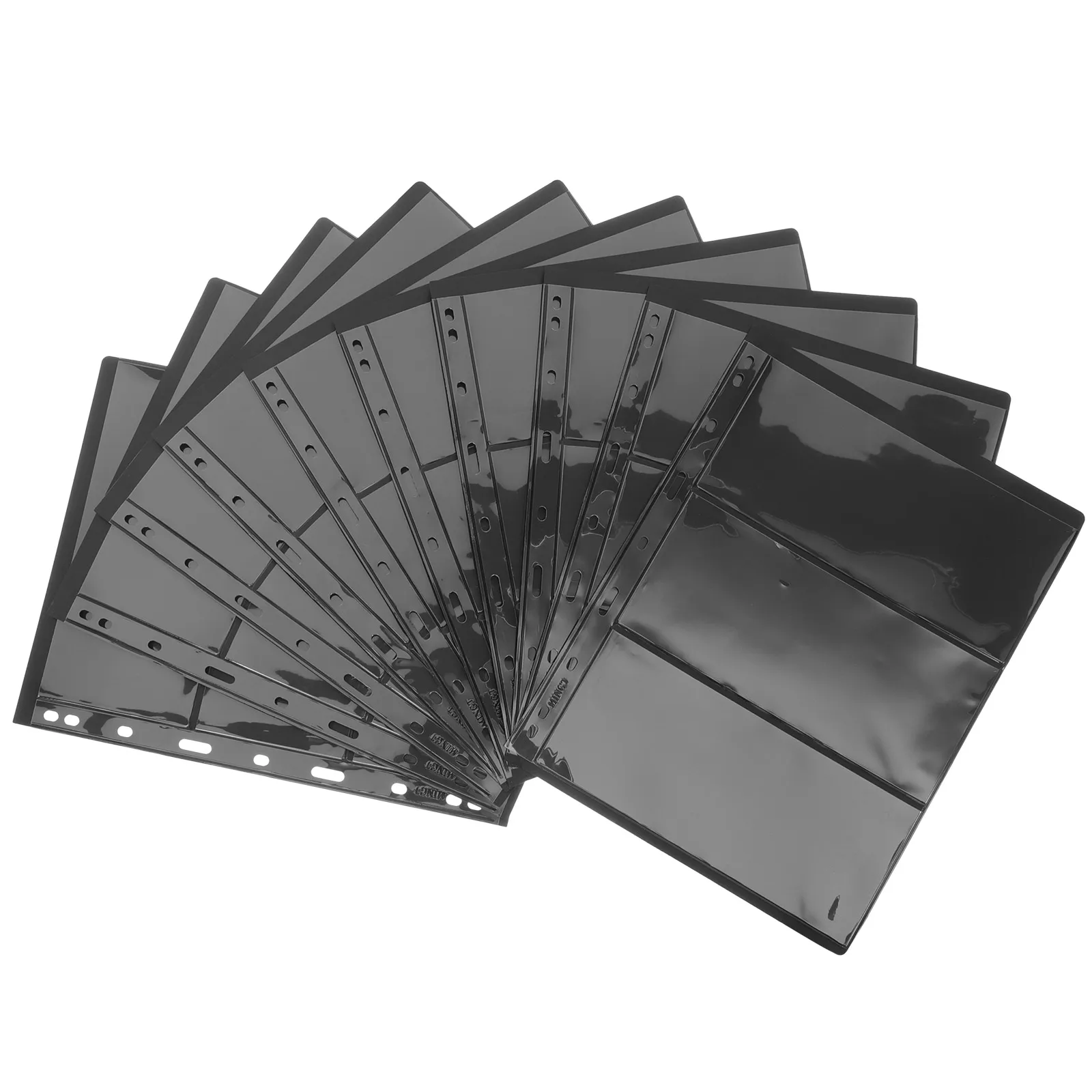 

PVC Stamp Collecting Card Holder Postcard Loose Leaf Collection Book Storage Binder for Photo Collector Supplies Durability