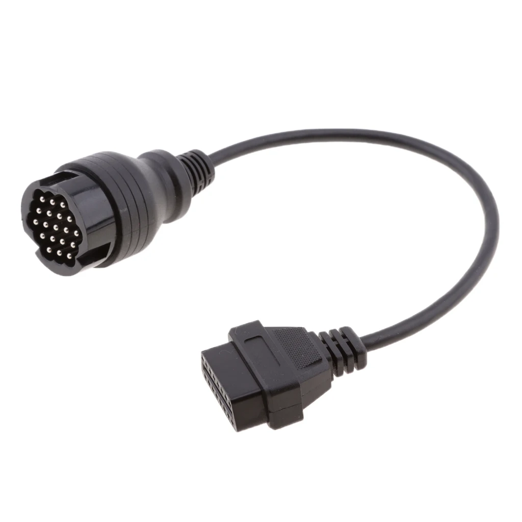 

Диагностический адаптер-кабель OBD2, конвертер OBD1 в OBD2, черный пластиковый, для автомобильного сканера и удлинительного подключения