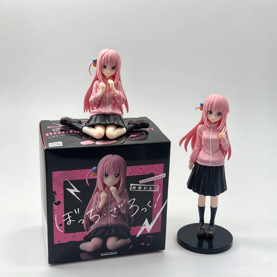 2026 Bocchi the Rock Hitori Gotoh Anime Figure Kawaii Sitting Melancholy Girl Action Figures PVC Adult Collection Model Doll Toy