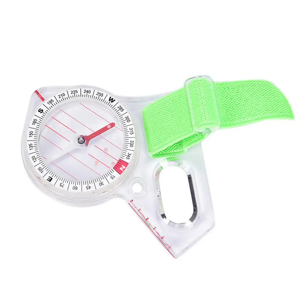 Portable Thumb Compass Professional High Sensitivity Luminous Map Scale Compass For Outdoor Training Competitions