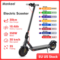 Mankeel 350W Foldable Electric Scooter for Adults E Scooter Dual Brake Max Range 30KM Smart APP 36V 10.4AH Electric Scooter