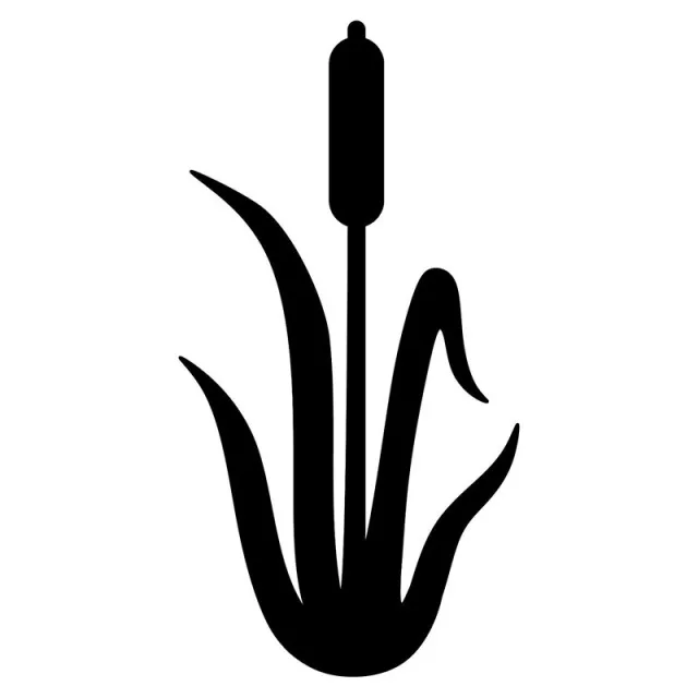 

Car Sticker Cattail Creative Rear Windshield Vinyl Decals Plant Car Stickers 8.9X17.2CM