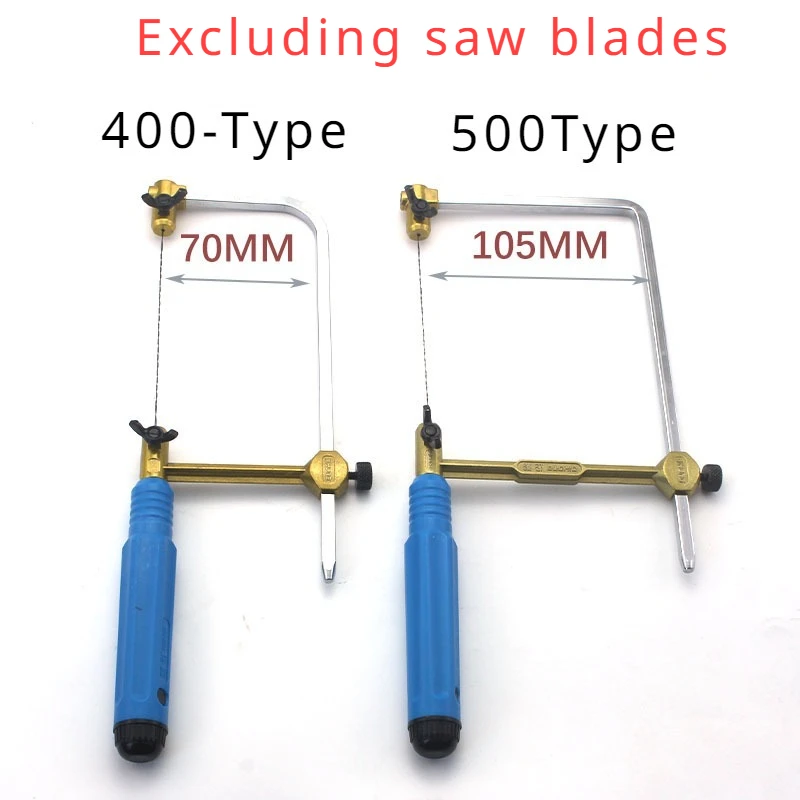 Saw Frame Adjustable U-Shape Handsaw Frame Bow Cutting Tool Accessories 280mm for Woodworking Handcraft Jewelry Making DIY