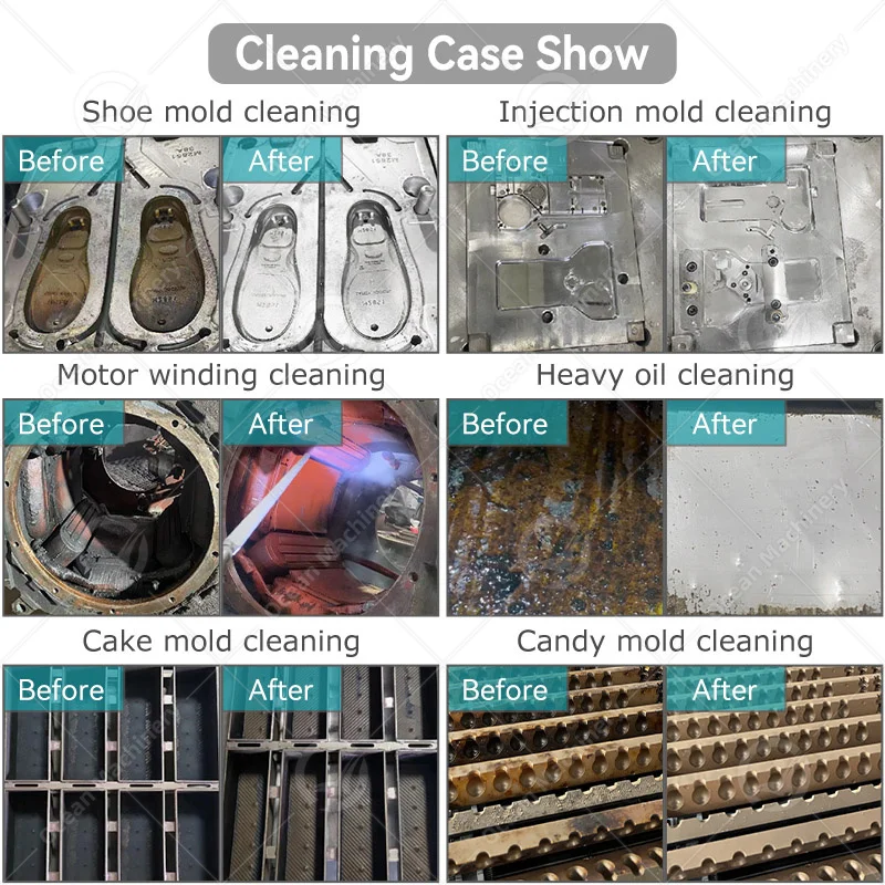 Co2 Dry Ice Blasting Machine Cleaner Metal Deburring Car Cleaning Machine Ice Blaster Dry Ice Machine