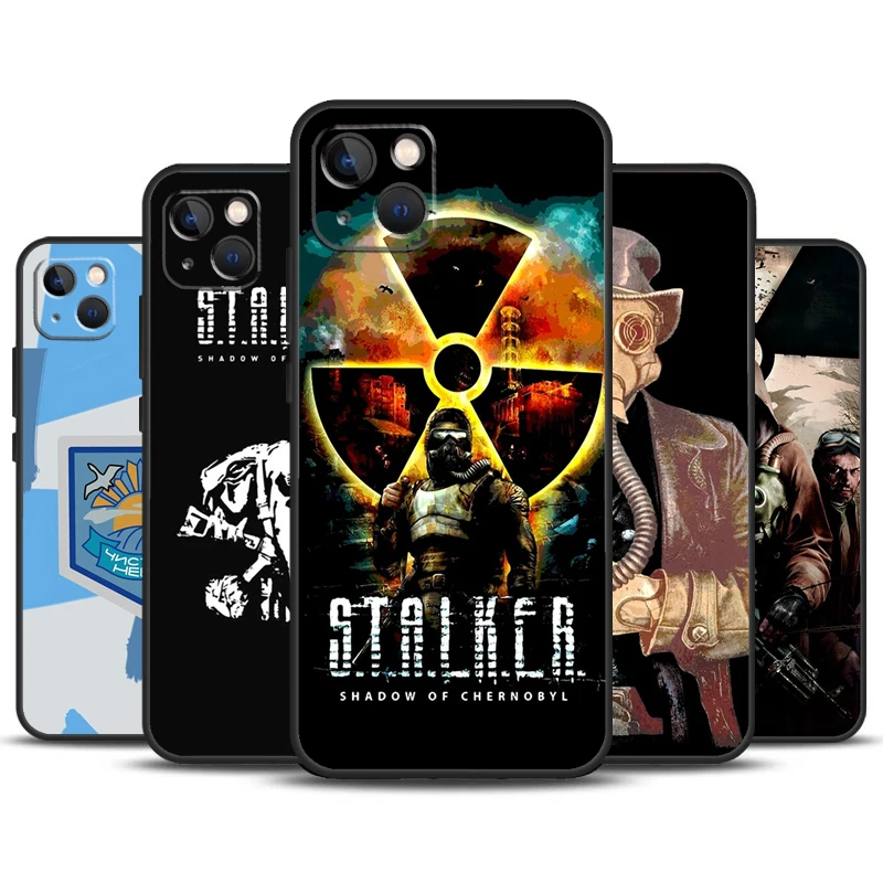 Stalker Clear Sky Game Soft Phone Case For iPhone 16 15 14 13 12 11 Pro MAX XS X XR 7 8 Plus 13 12 Mini Back Cover