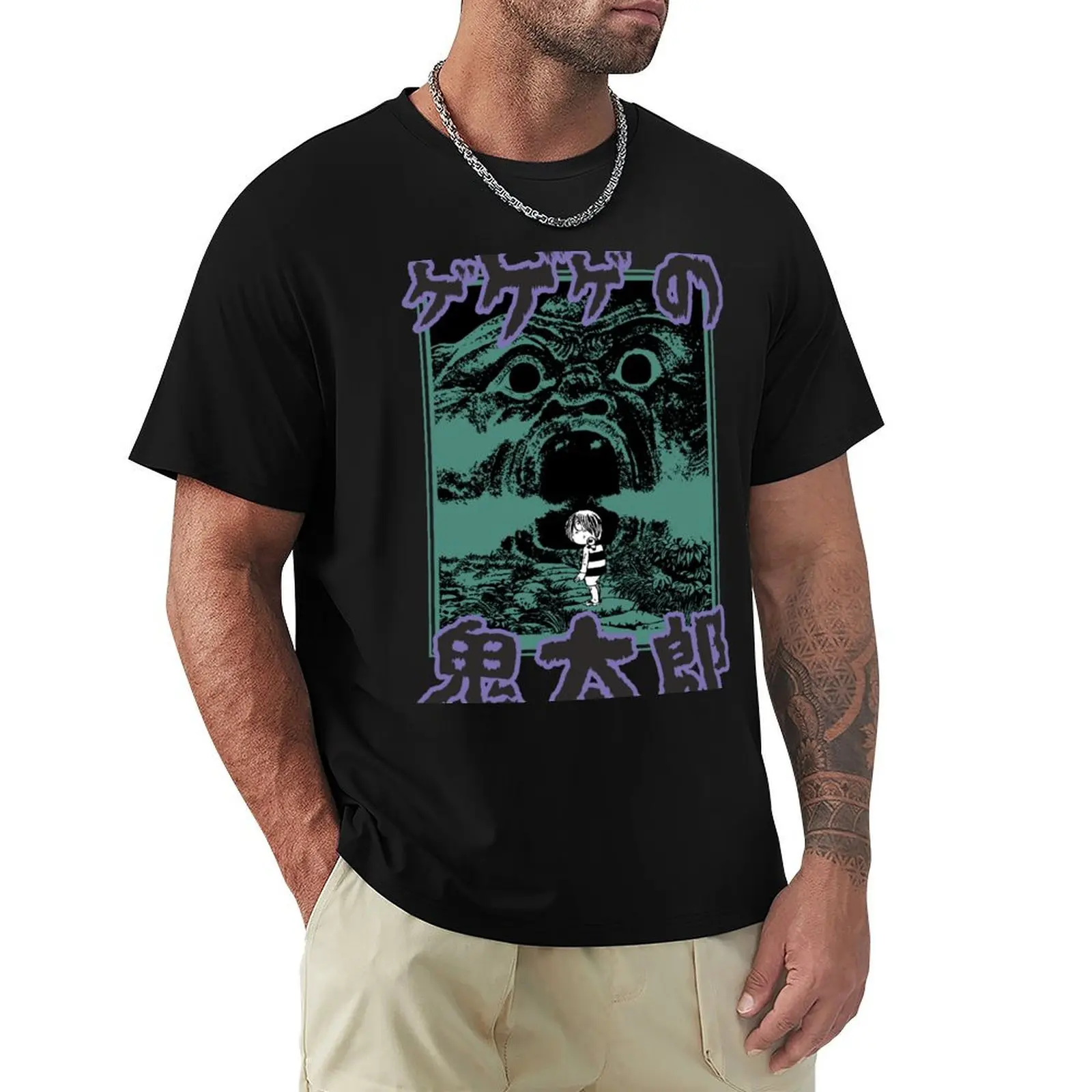 

KITARO T-Shirt Short sleeve tee plain custom t-shirts oversized t shirt plain black t shirts men