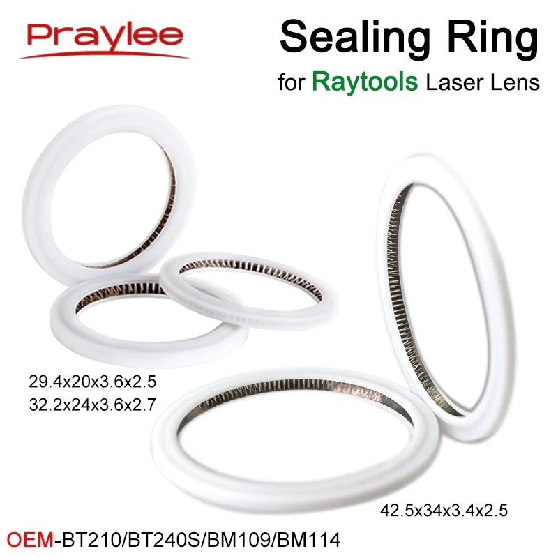 Raytools Dichtungsring für Laserlinse 27,9x4,1/24,9x1,5/37x7mm Schutzfensterdichtung BT210/BT240S/BM109/BM114 Laserkopf – Detail 5