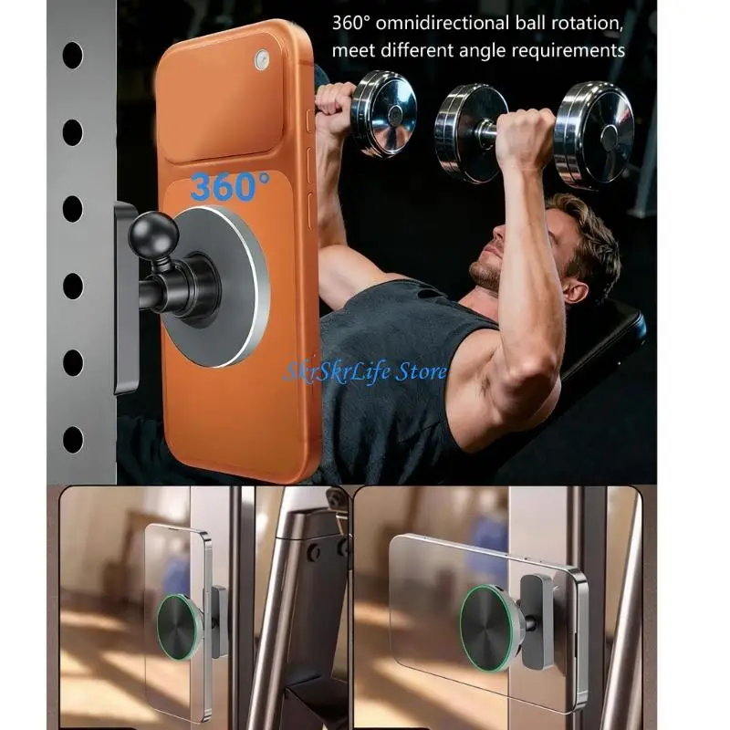 E65E Phone Mount Bracket for Golf Cart Universal Holder for Phone 17 16 Easy Setup