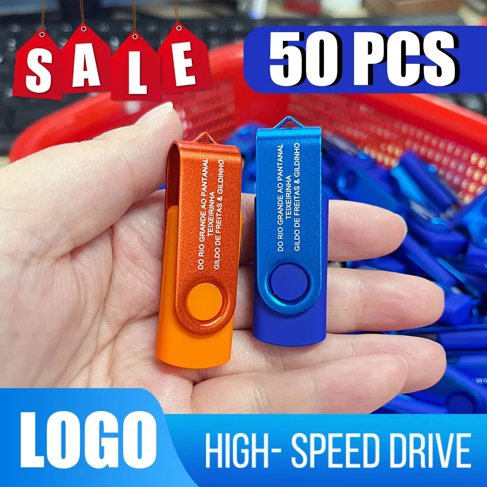 

50 PCS/lot Colour USB Flash Drive Pen Drive 1GB 4GB 8GB 16GB Pendrive Memory Stick 32GB 64GB USB Stick Gift Free Custom LOGO