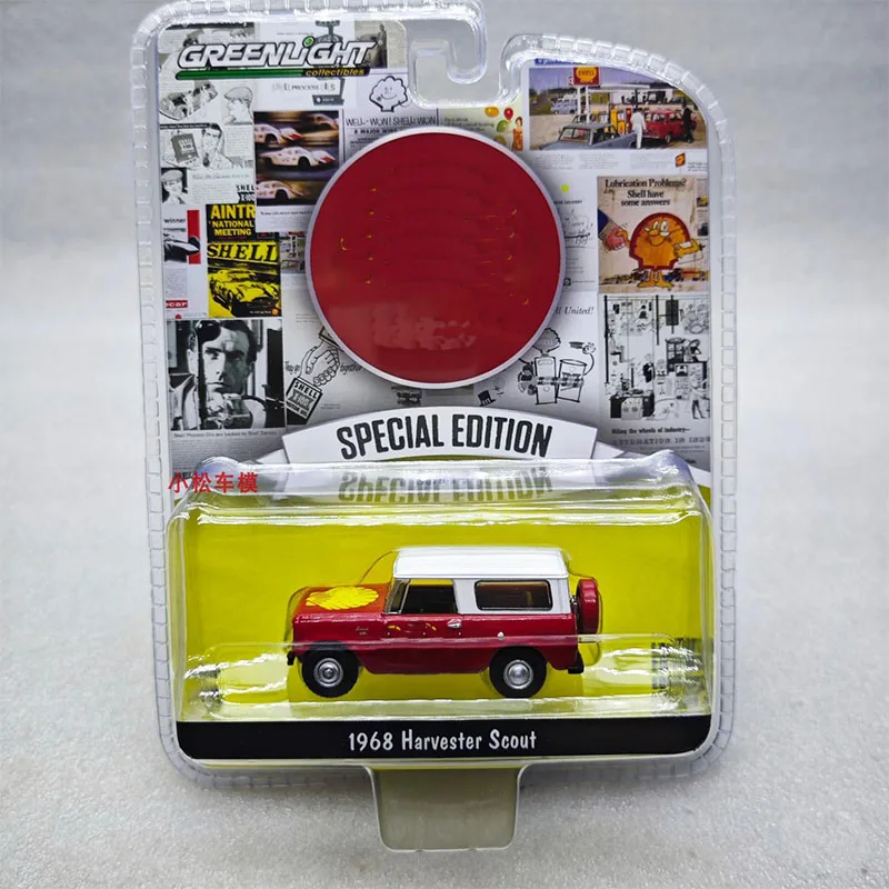 Greenlight 1:64 Edición especial Mustang GT cosechadora Scout vehículo de rescate accionado aleación modelo de fundición a presión coleccionar adornos