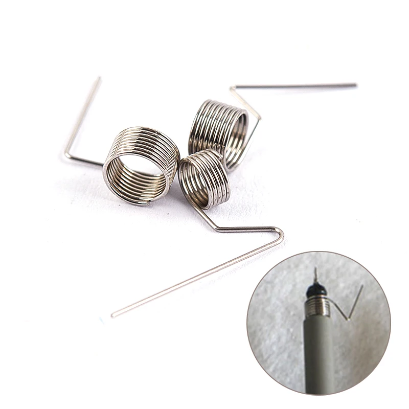 【LM】5pcs/set 3.5MM 4.5MM Ground Spring Oscilloscope Probe Torsion Spring for Tektronix Spare Parts Multi-sized springs
