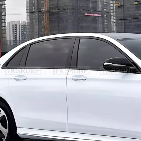 자동차 스타일링 블랙 윈도우 스팽글 장식 커버 트림, 벤츠 E 클래스 W212 W213 E180 E200 E260 E300 E320 자동차 액세서리